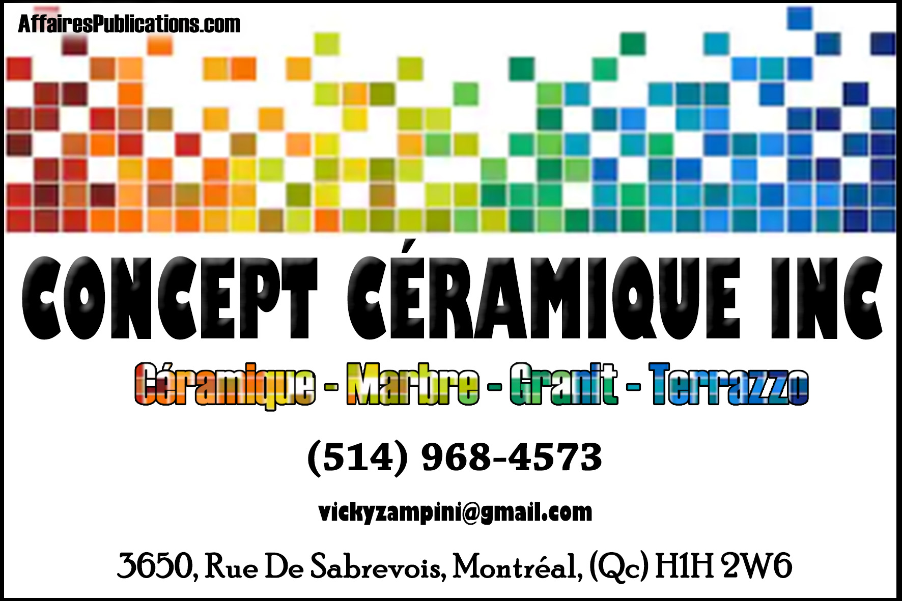 CONCEPT CÉRAMIQUE INC