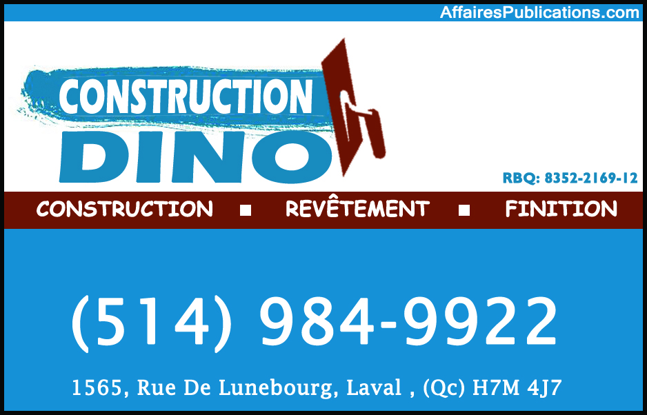 CONSTRUCTION DINO INC