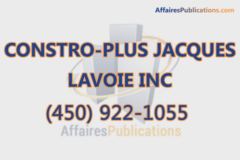 CONSTRO-PLUS JACQUES LAVOIE