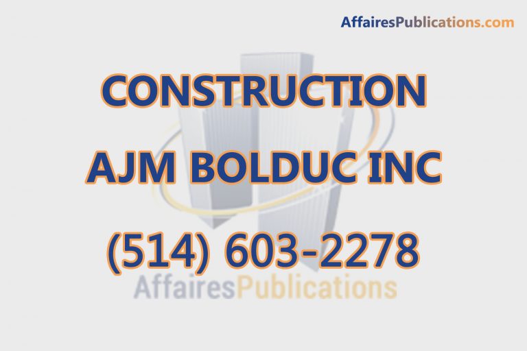 CONSTRUCTION AJM BOLDUC INC