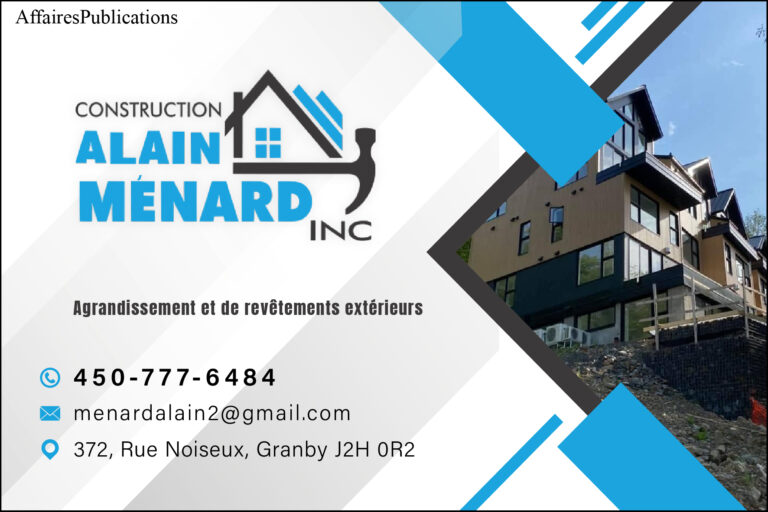 CONSTRUCTION ALAIN MÉNARD INC