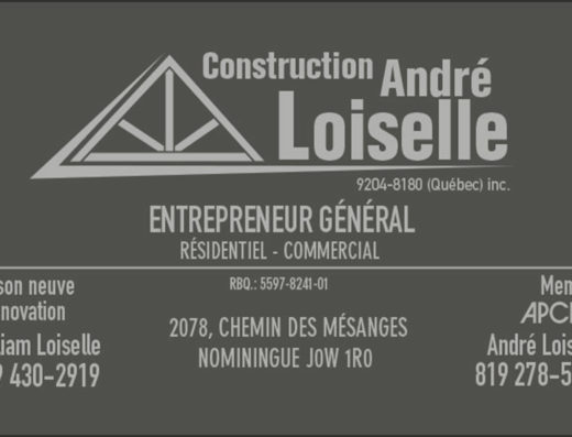 CONSTRUCTION ANDRÉ LOISELLE