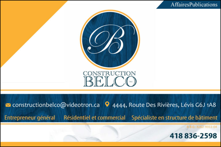 CONSTRUCTIONS BELCO (2000) INC