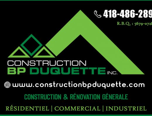 CONSTRUCTION BP DUQUETTE INC