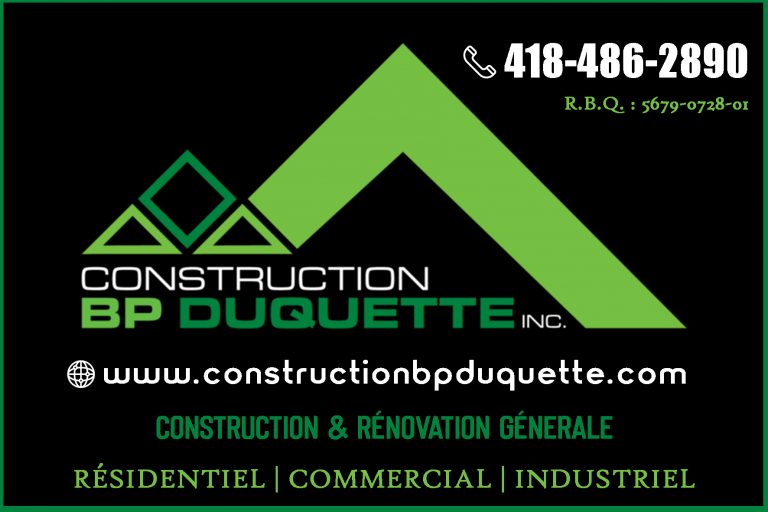 CONSTRUCTION BP DUQUETTE INC