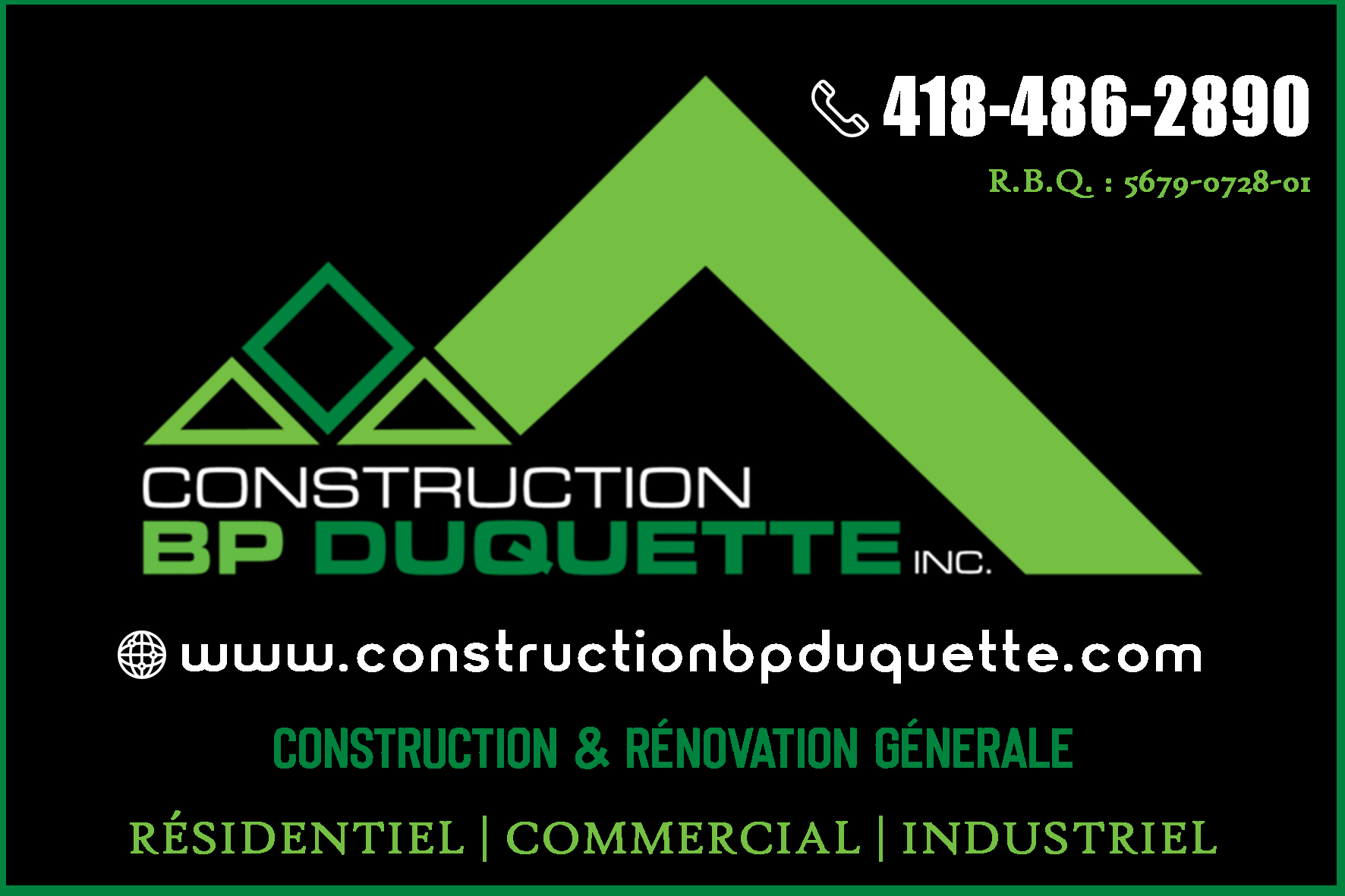 CONSTRUCTION BP DUQUETTE INC