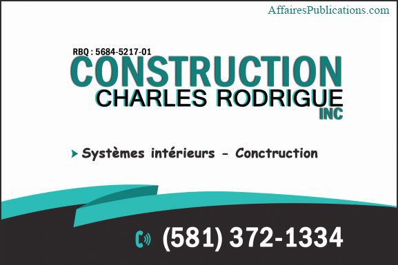 CONSTRUCTION CHARLES RODRIGUE INC