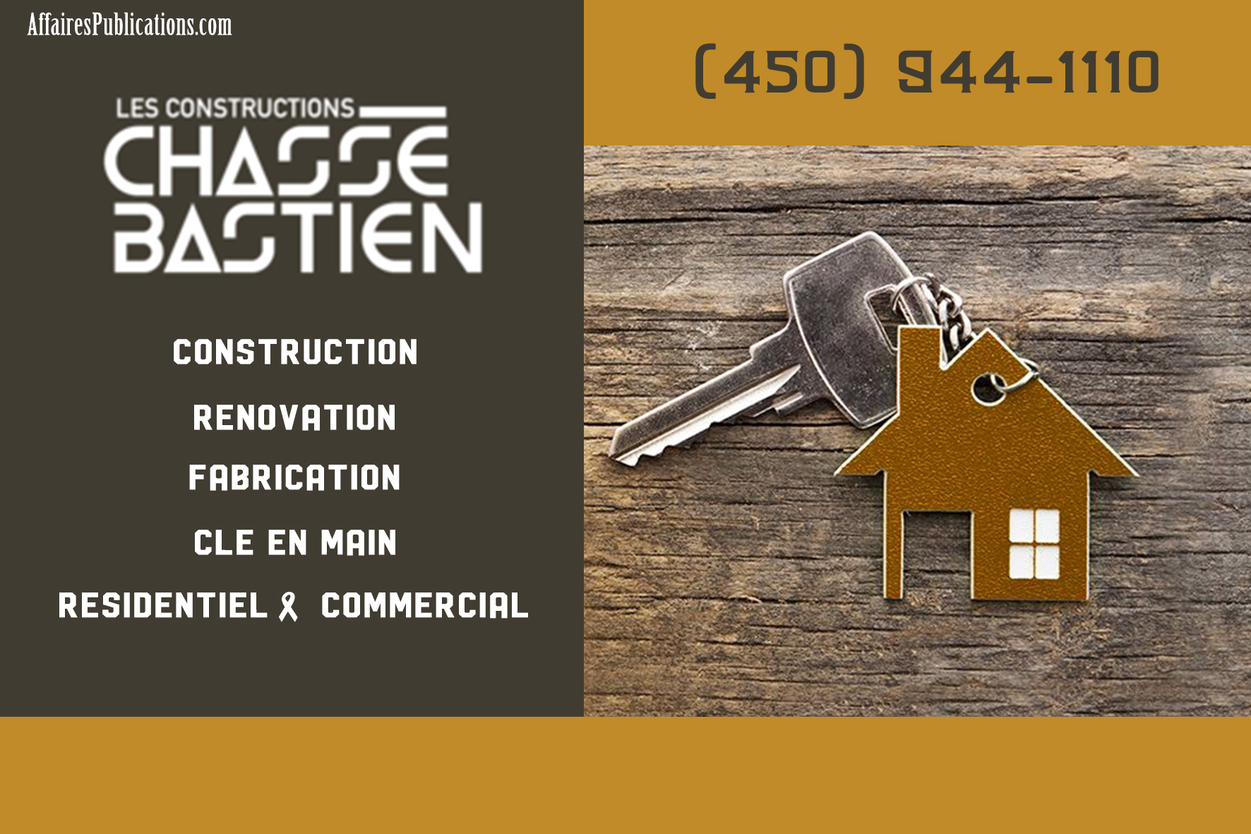 CONSTRUCTION CHASSÉ ET BASTIEN