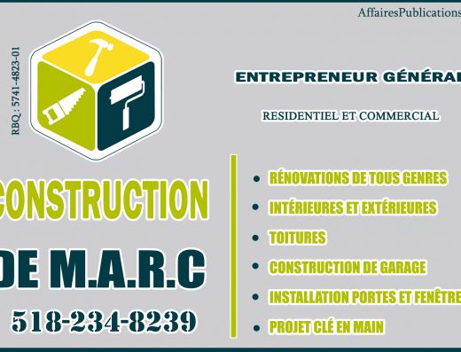 CONSTRUCTION DE MARC INC