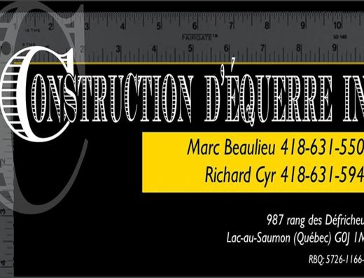 CONSTRUCTION D&rsquo;ÉQUERRE INC
