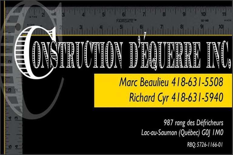 CONSTRUCTION D&rsquo;ÉQUERRE INC