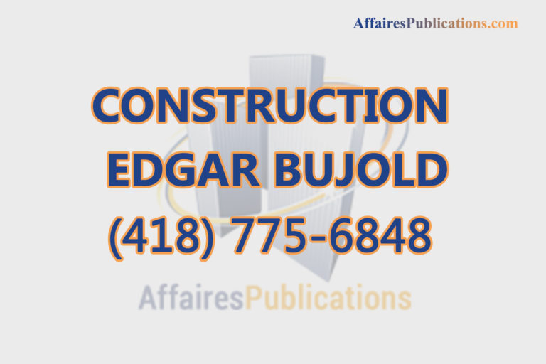 CONSTRUCTION EDGAR BUJOLD