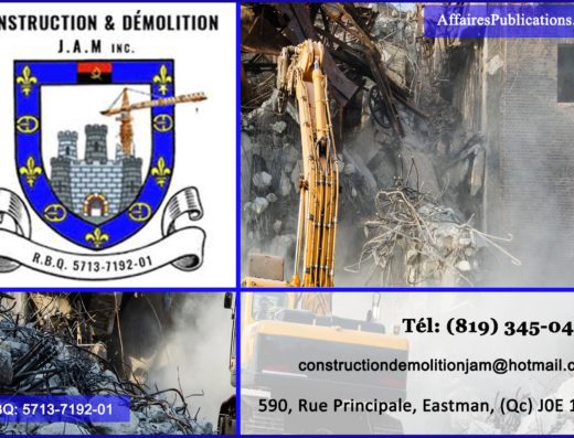 CONSTRUCTION ET DÉMOLITION JAM INC