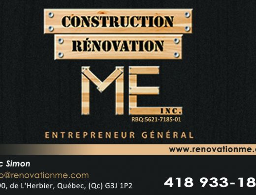 CONSTRUCTION ET RÉNOVATION ME