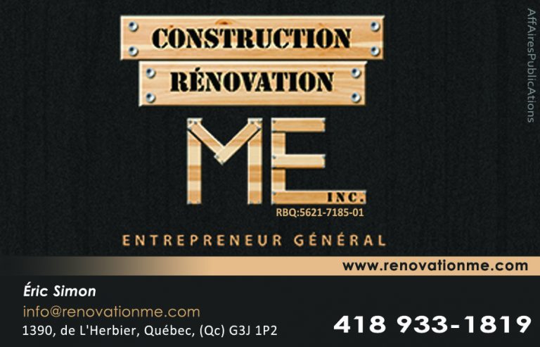 CONSTRUCTION ET RÉNOVATION ME