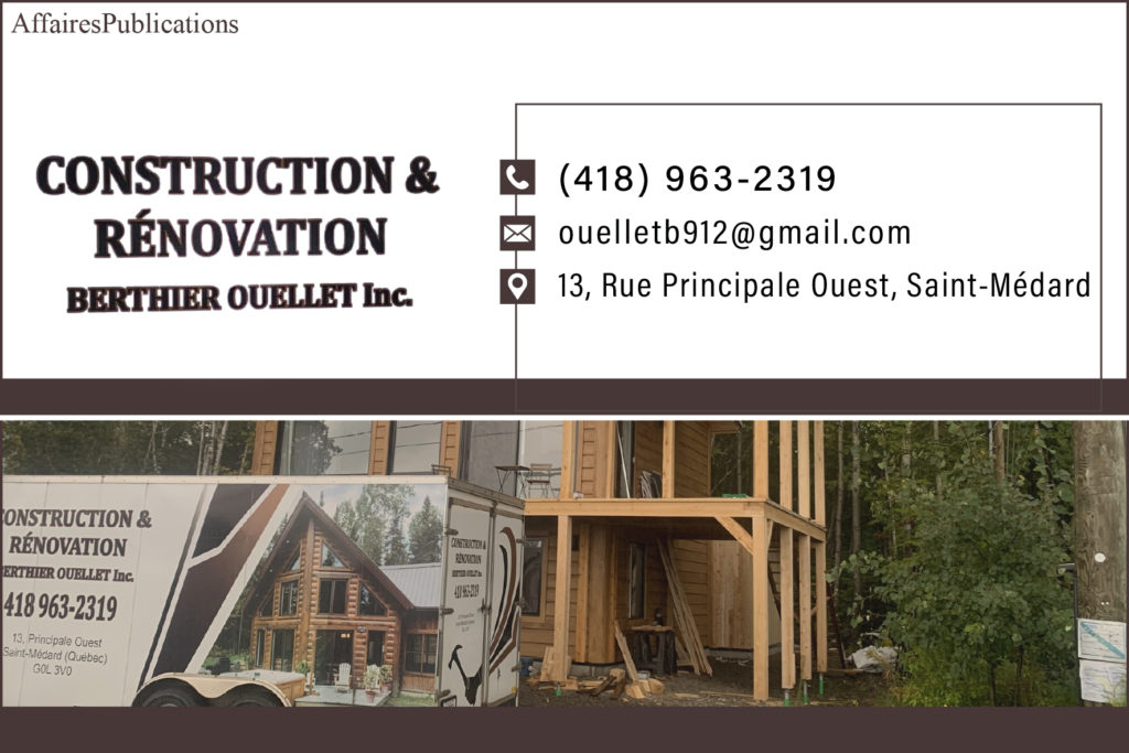 CONSTRUCTION ET RÉNOVATION BERTHIER OUELLET INC