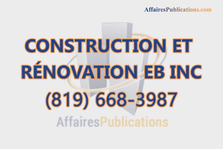 CONSTRUCTION ET RÉNOVATION EB