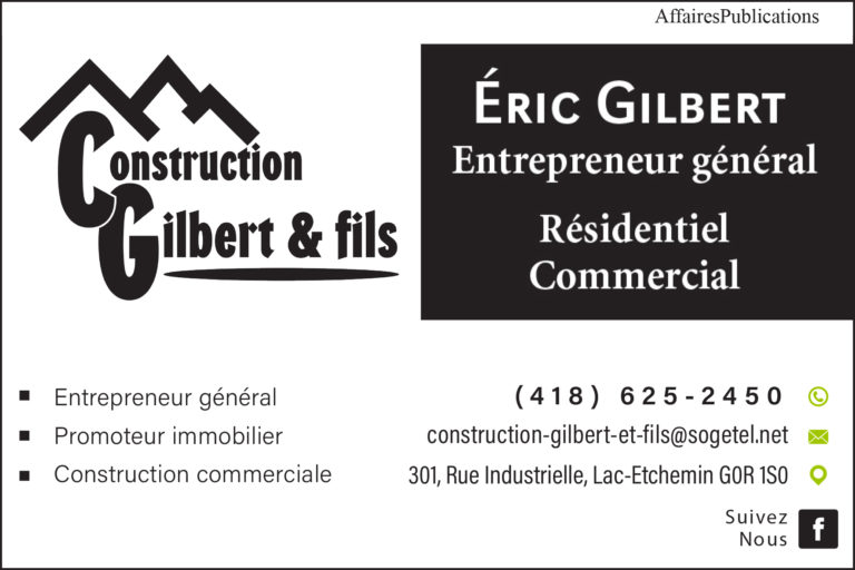 CONSTRUCTION GILBERT ET FILS 2869-7969 QUÉBEC INC