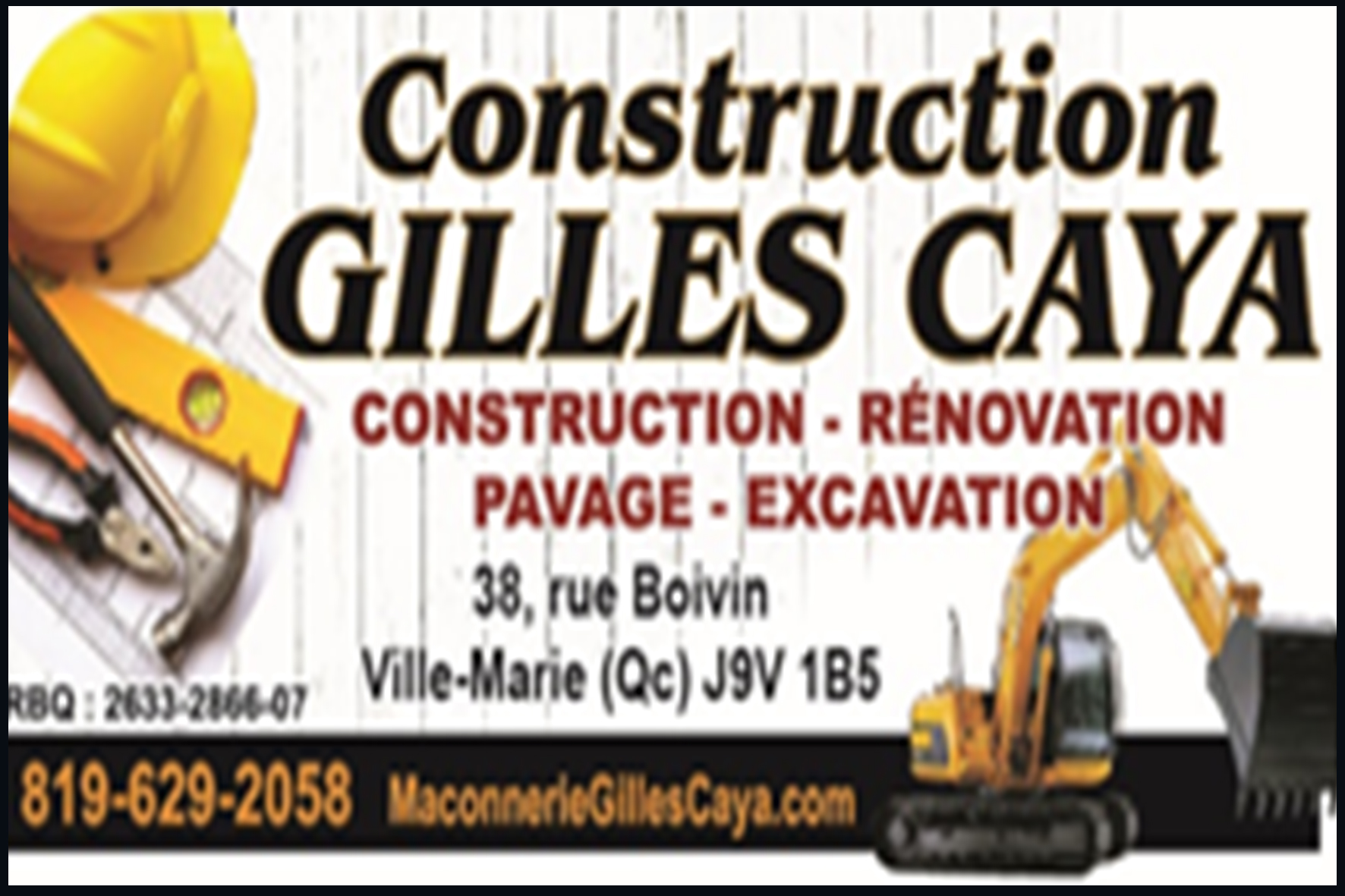 CONSTRUCTION GILLES CAYA