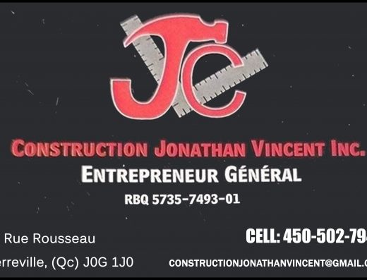 CONSTRUCTION JONATHAN VINCENT INC