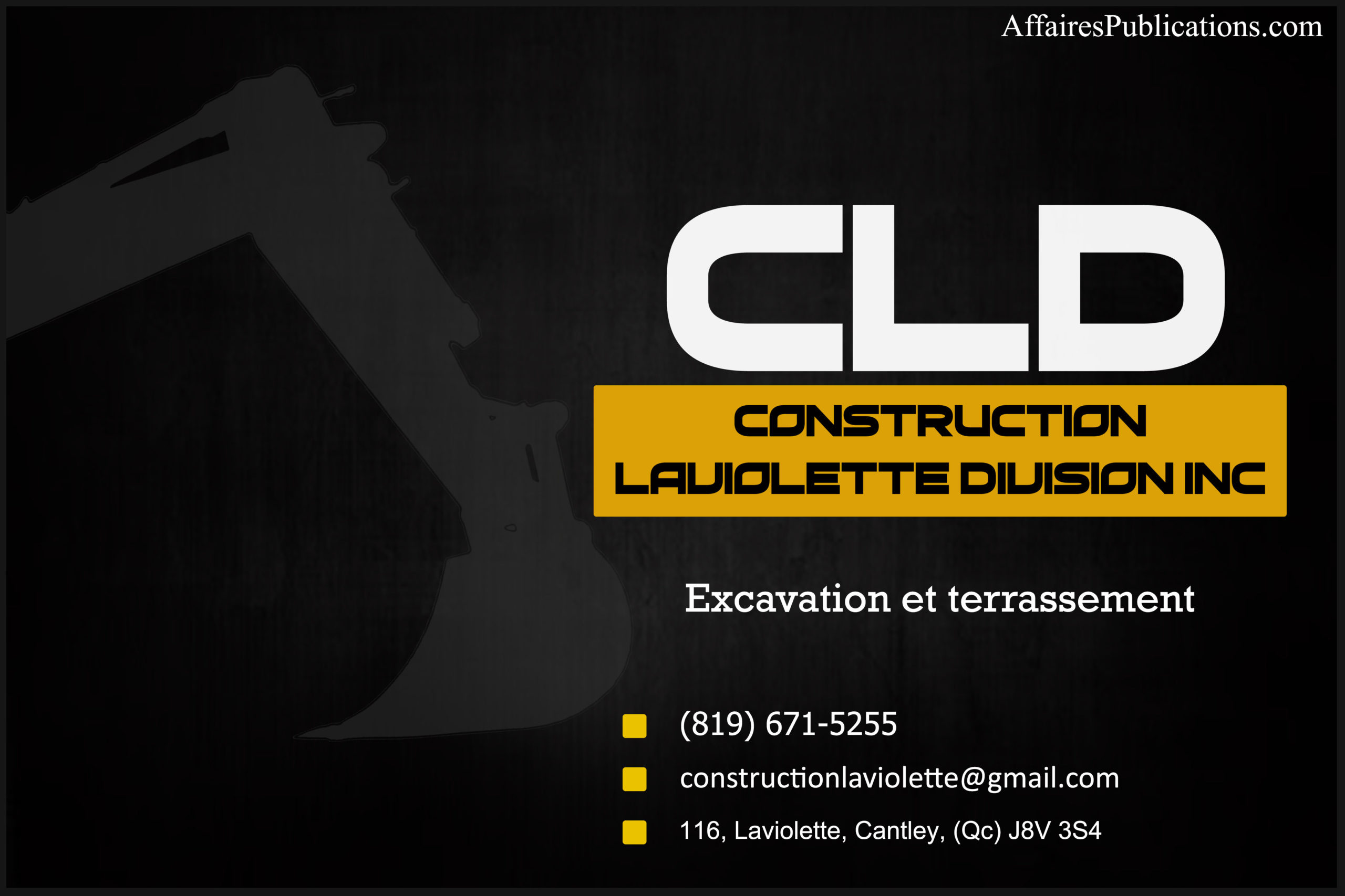 CONSTRUCTION LAVIOLETTE DIVISION INC