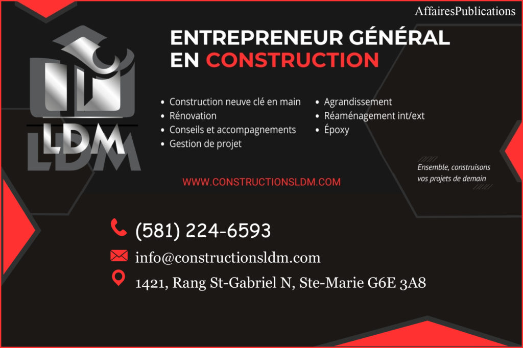 CONSTRUCTIONS LDM INC
