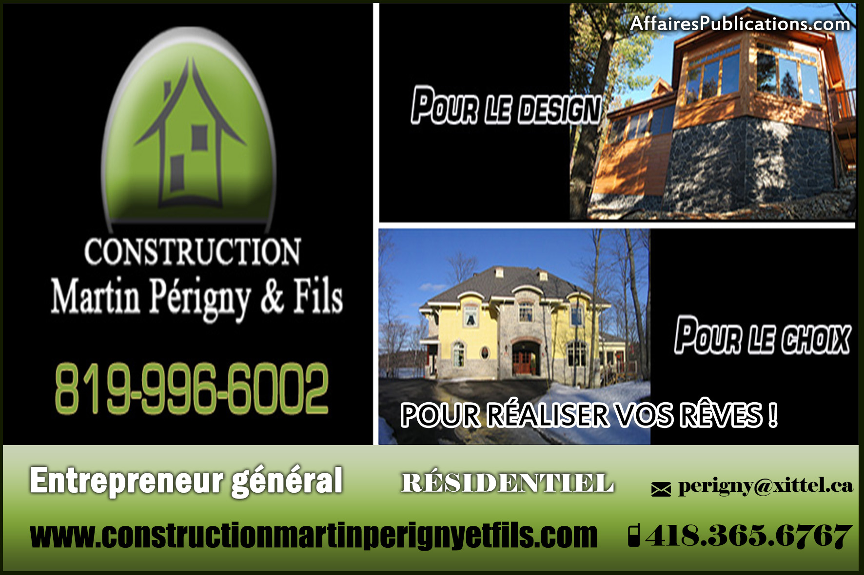 CONSTRUCTION MARTIN PÉRIGNY ET FILS