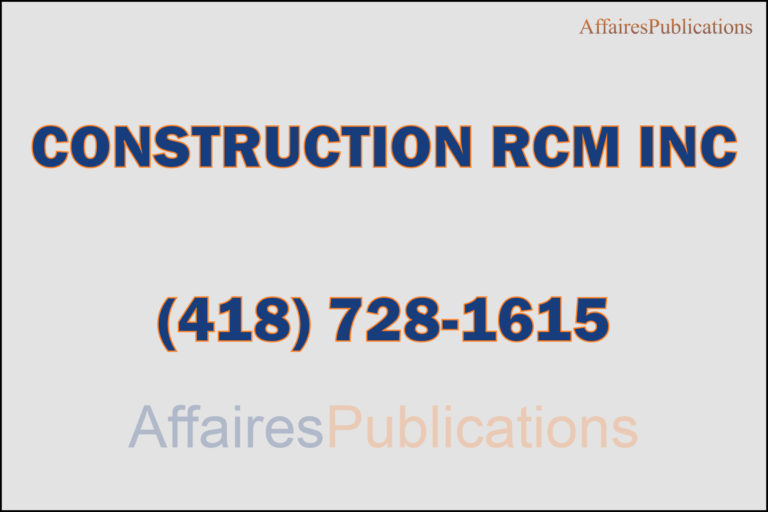 CONSTRUCTION RCM INC