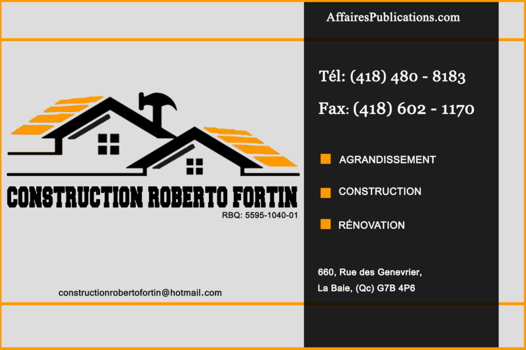 CONSTRUCTION ROBERTO FORTIN