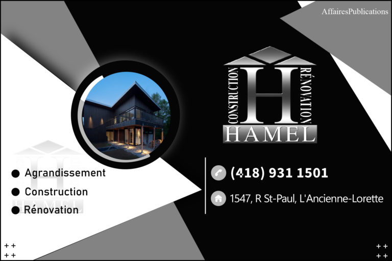 CONSTRUCTION RÉNOVATION HAMEL ENTREPRENEUR
