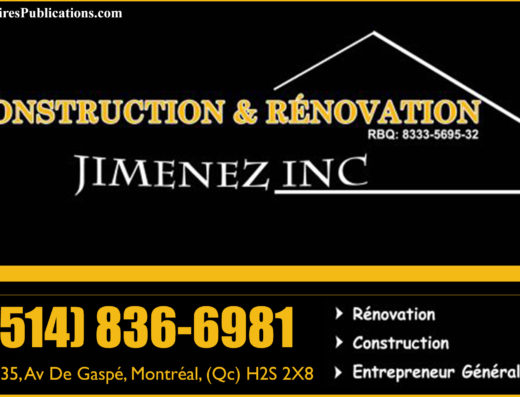CONSTRUCTION & RÉNOVATION JIMENEZ INC
