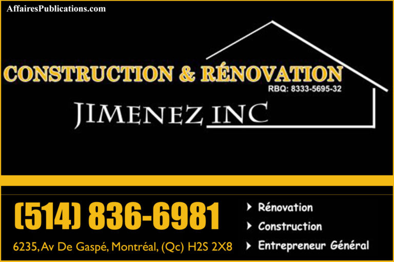 CONSTRUCTION & RÉNOVATION JIMENEZ INC