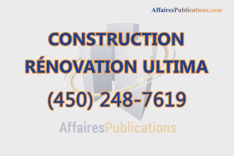 CONSTRUCTION RÉNOVATION ULTIMA