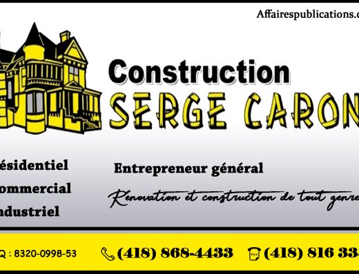 CONSTRUCTION SERGE CARON