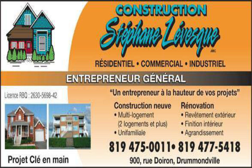 CONSTRUCTION STÉPHANE LÉVESQUE