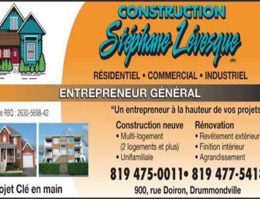 CONSTRUCTION STÉPHANE LÉVESQUE