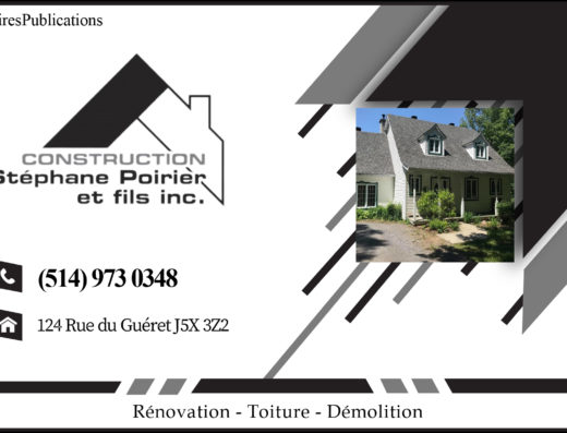 CONSTRUCTION STÉPHANE POIRIER ET FILS INC