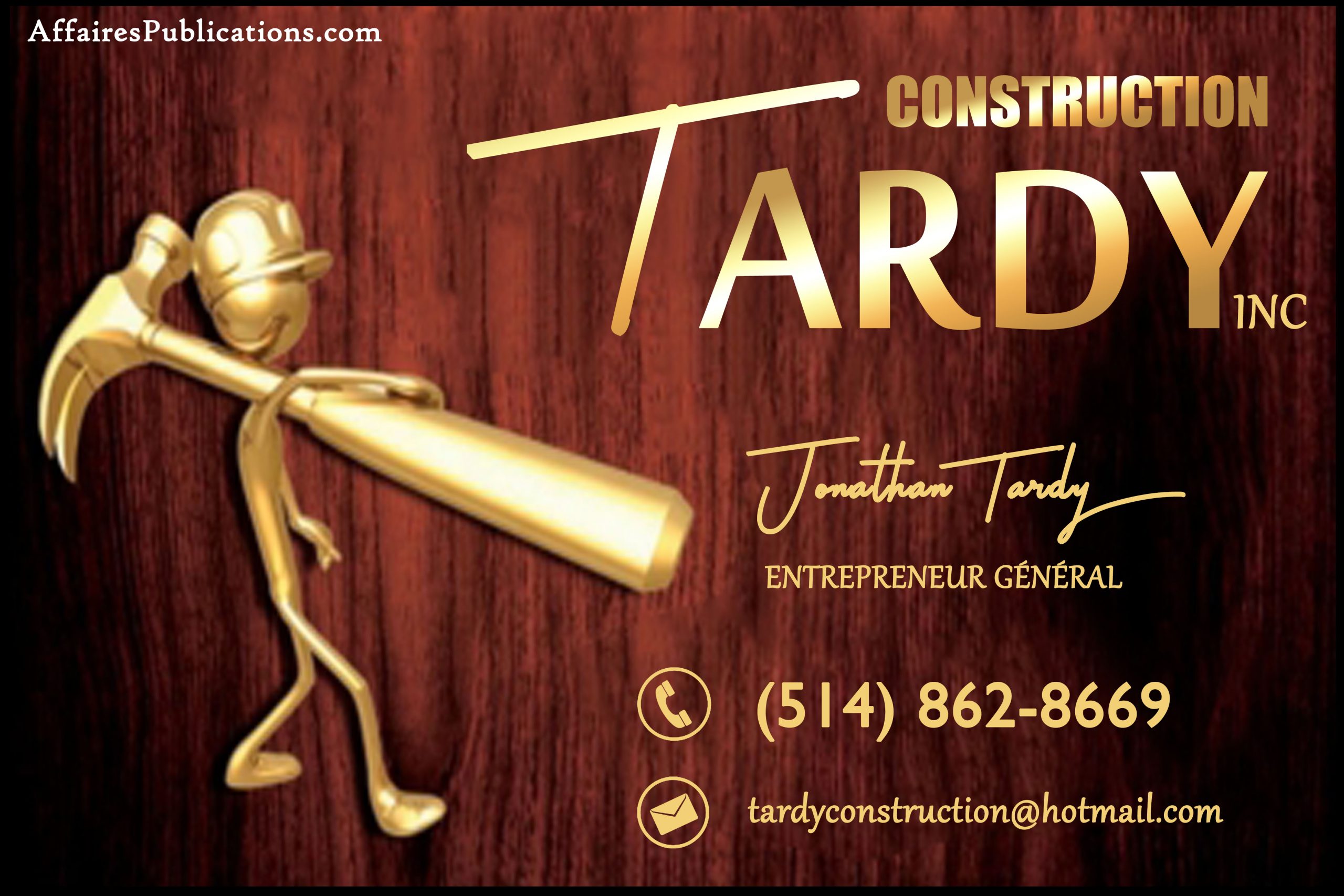 CONSTRUCTION TARDY INC