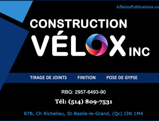 CONSTRUCTION VÉLOX INC