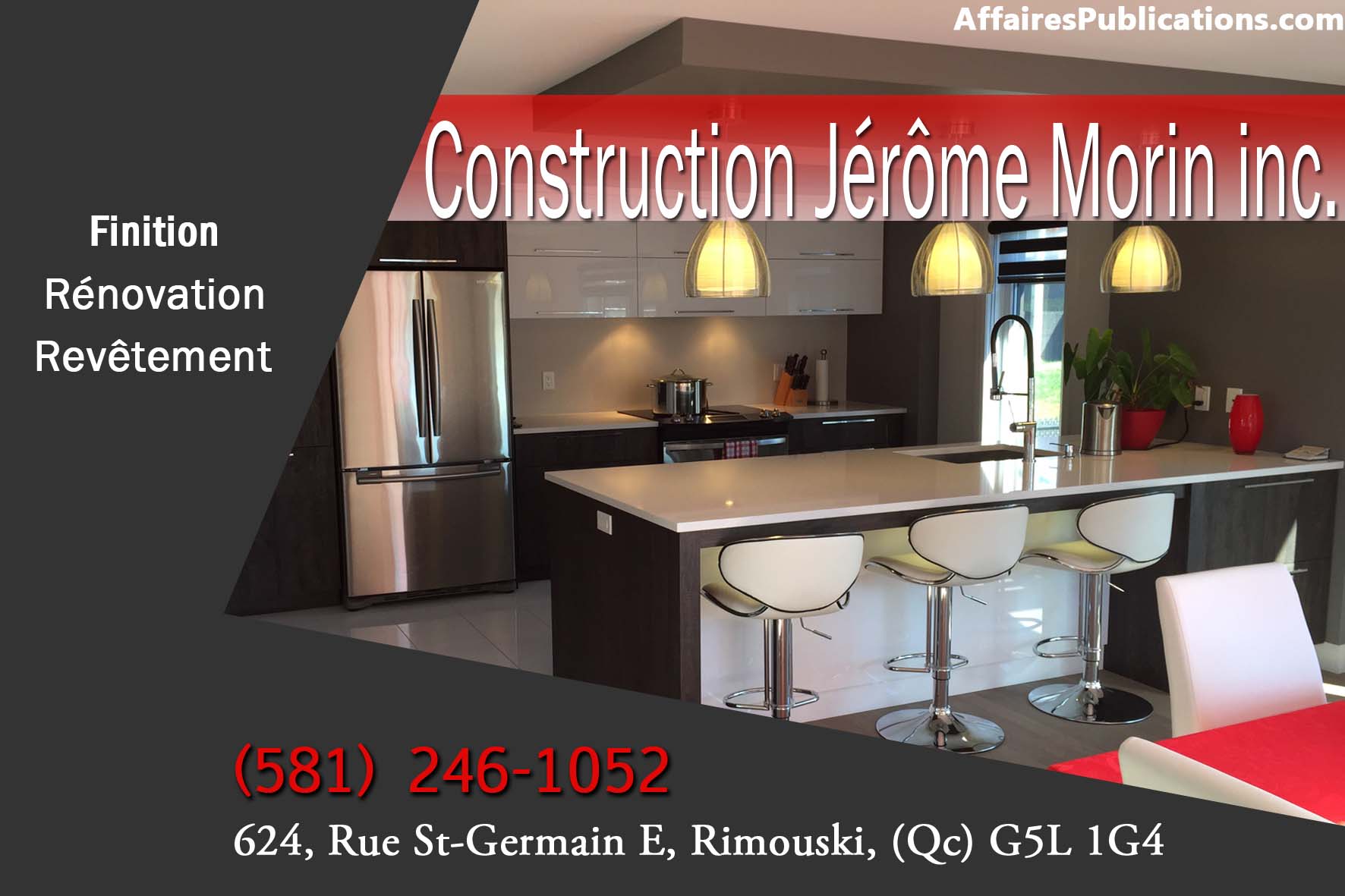 CONSTRUCTION JÉROME MORIN INC