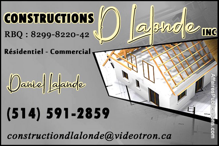 CONSTRUCTIONS D LALONDE INC