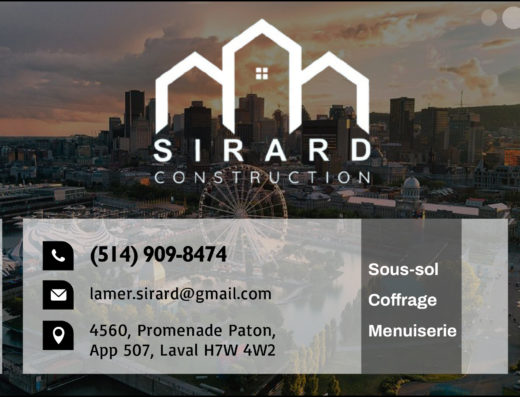 CONSTRUCTIONS ET RÉNOVATIONS SIRARD INC