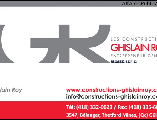 CONSTRUCTIONS GHISLAIN ROY INC