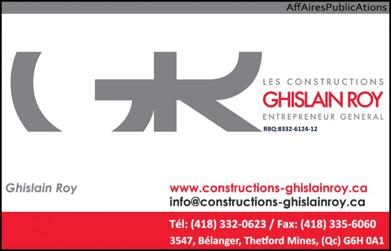 CONSTRUCTIONS GHISLAIN ROY INC