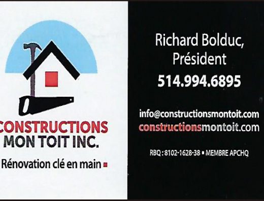 CONSTRUCTIONS MON TOIT INC