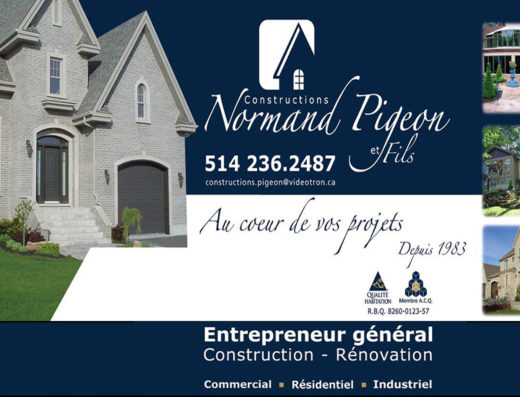 CONSTRUCTIONS NORMAND PIGEON ET FILS INC