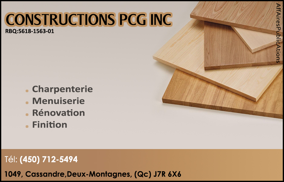 CONSTRUCTIONS PCG INC