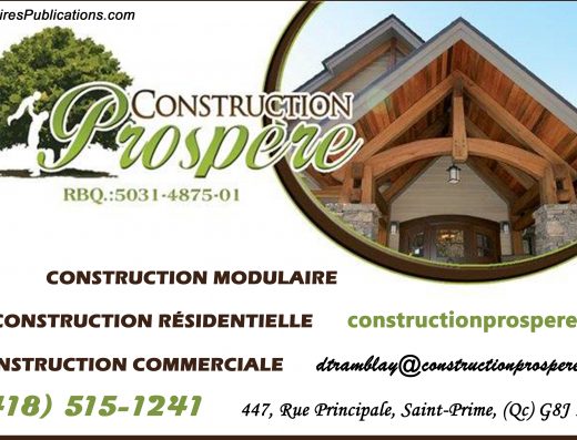 CONSTRUCTIONS PROSPÈRE INC