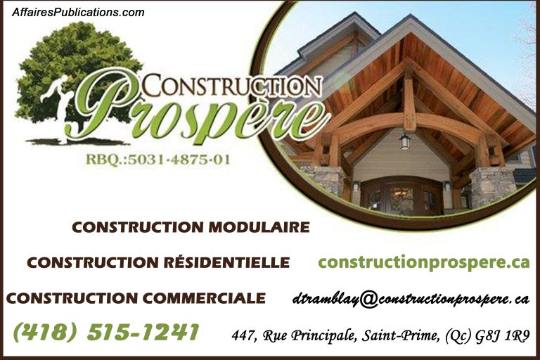 CONSTRUCTIONS PROSPÈRE INC