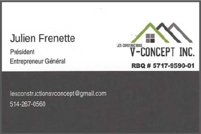 CONSTRUCTIONS V CONCEPT INC